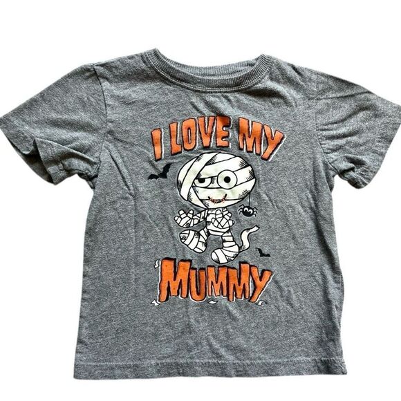 Toddler Boys Jumping Beans I Love My Mummy Halloween Graphic Tee Shirt - Sz 3T - Picture 1 of 1